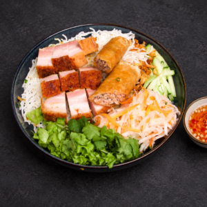 Crispy pork vermicelli
