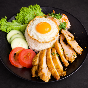 Chicken on rice
